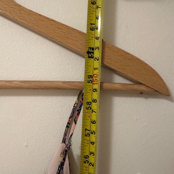 Nicole Miller Silk Long Pink Patterned Dress | Size Small - Picture 6 of 9